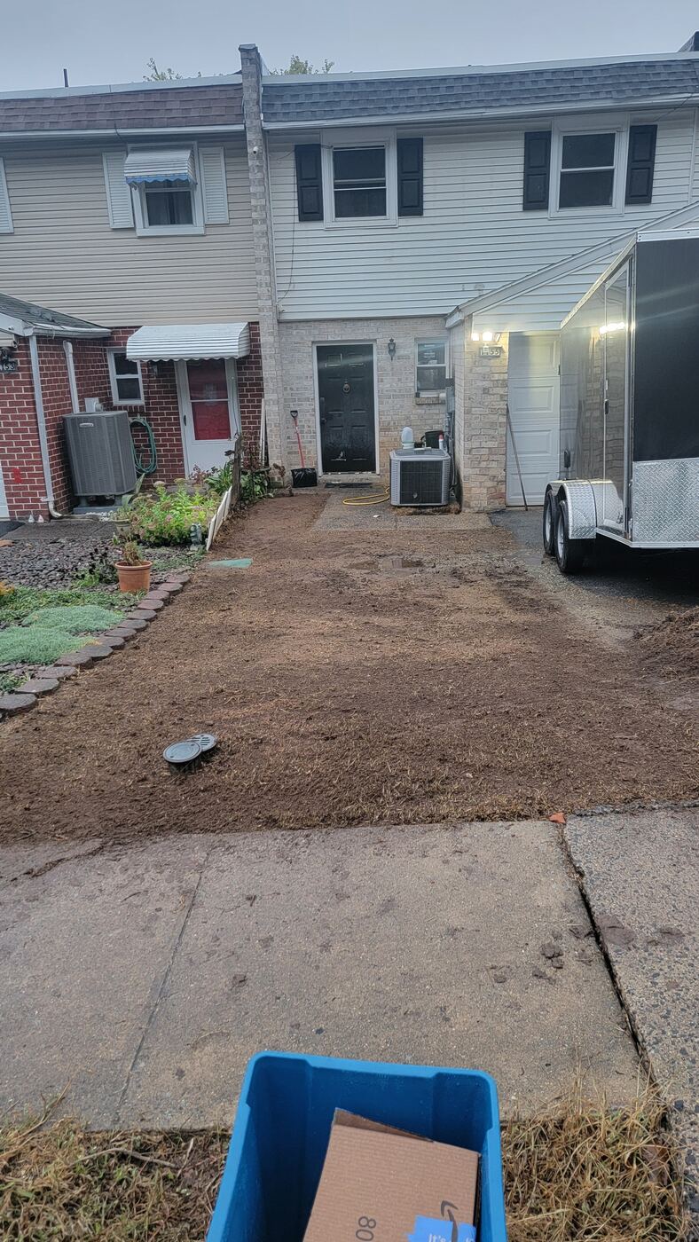 Preparing the ground